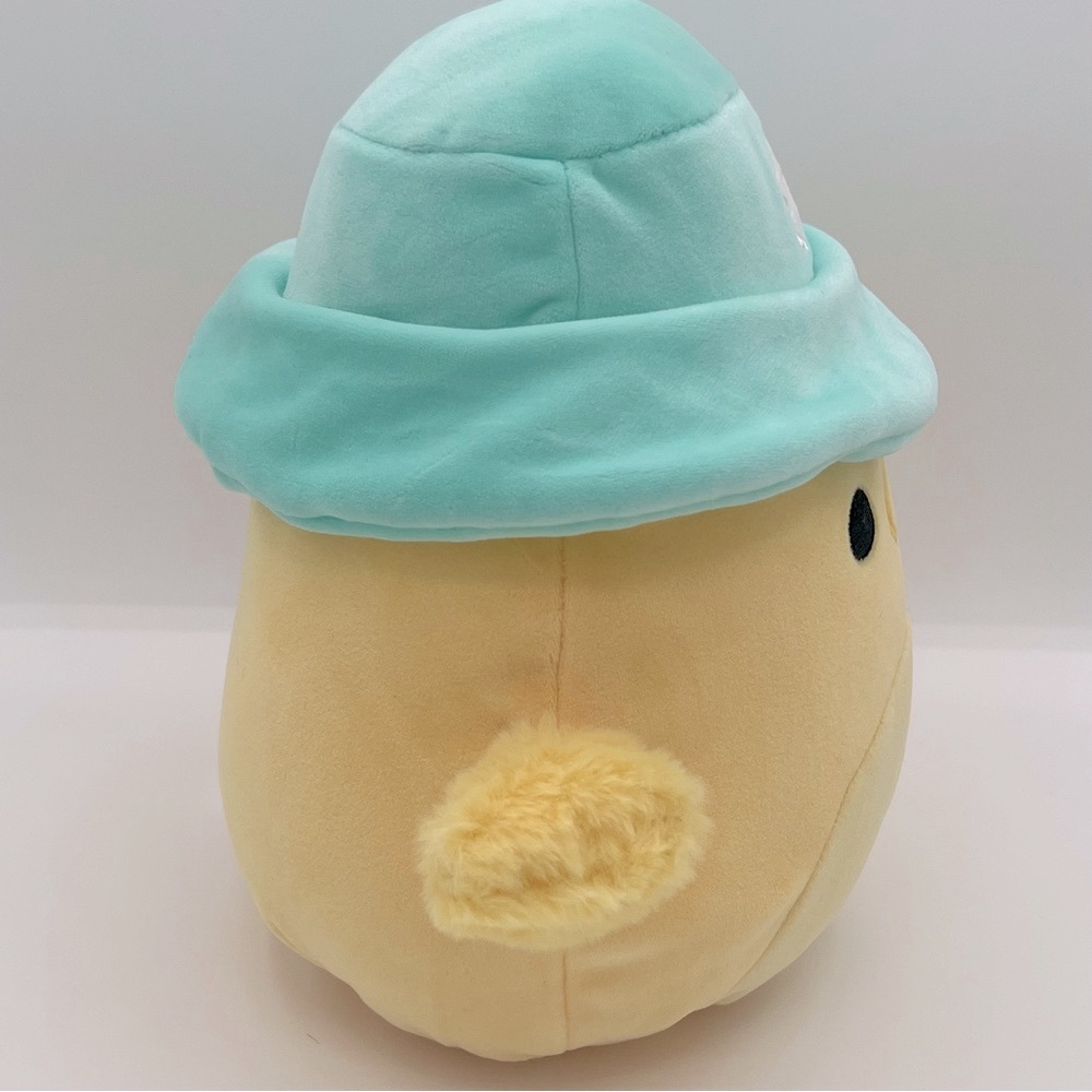 Squishmallows 8” Triston the Easter Chick Wearing Flower Bucket Hat - Picture 4 of 7